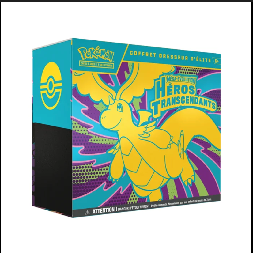 ETB Pokémon Héros Transcendants – Coffret Dresseur d’Élite Scellé